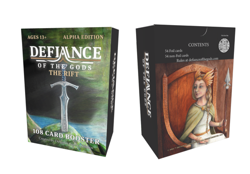 Defiance of the Gods: The Rift Alpha 108 card Booster Pack with FOILS
