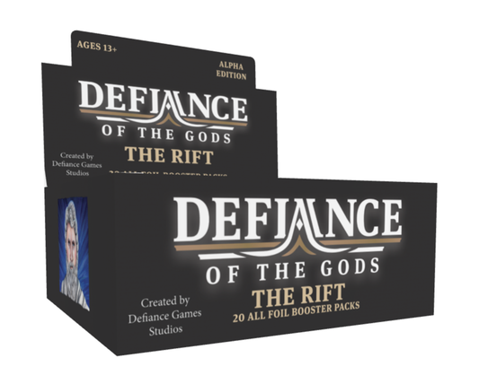 Defiance of the Gods: The Rift Booster Box ALL FOIL Alpha Edition