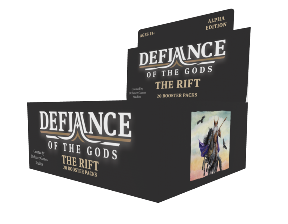 Defiance of the Gods: The Rift Booster Box Alpha Edition