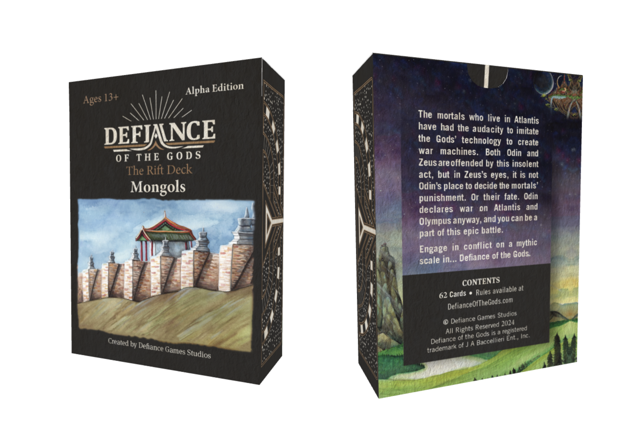 Mongols The Rift Deck(Defiance of the Gods: The Rift Alpha Edition)