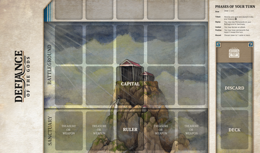 Defiance of the Gods Olympus Playmat