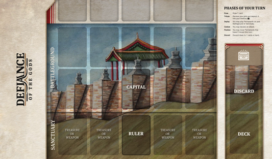Defiance of the Gods Mongol Playmat