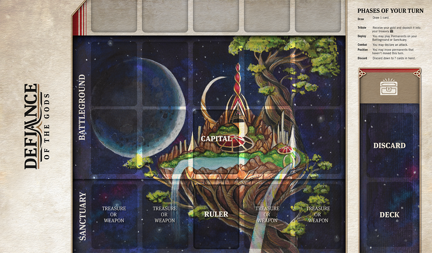 Single Player Asgard Playmat Defiance of the Gods